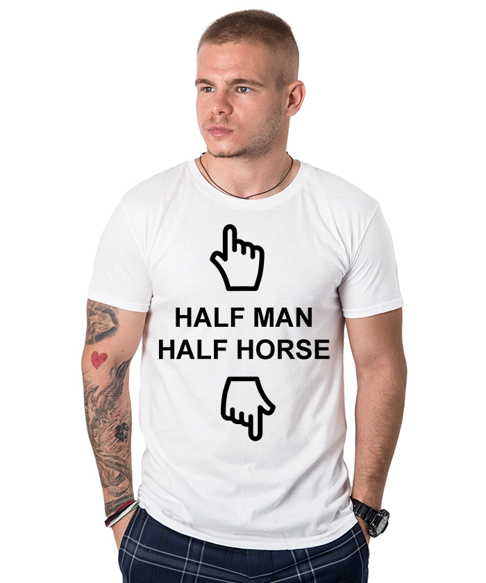 mujka-teniska-halfman-half-horse-cooltee