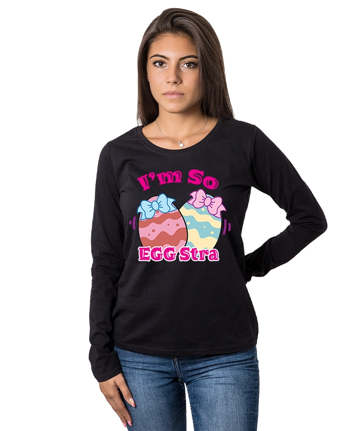 damska-bluza-s-dulug-rukav-i-am-so-eggstra-cherna-cooltee