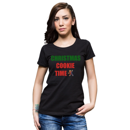 damska-koledna-teniska-christmas-cookie-time-cooltee