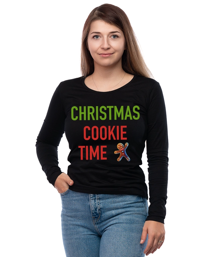 damska-bluza-s-dulug-rukav-christmas-cookie-time