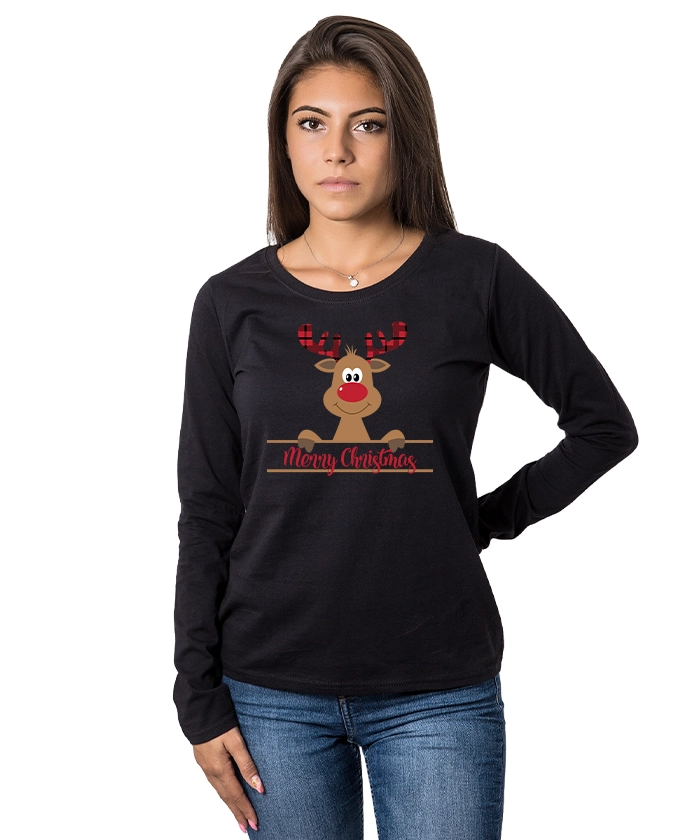 damska-bluza-merry-christmas-cherna-cooltee