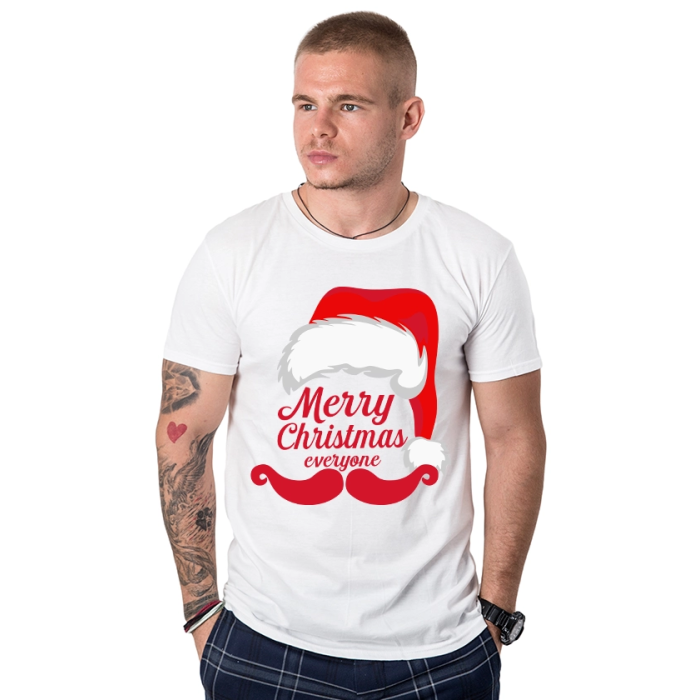 mujka-bqla-teniska-merry-christmas-cooltee
