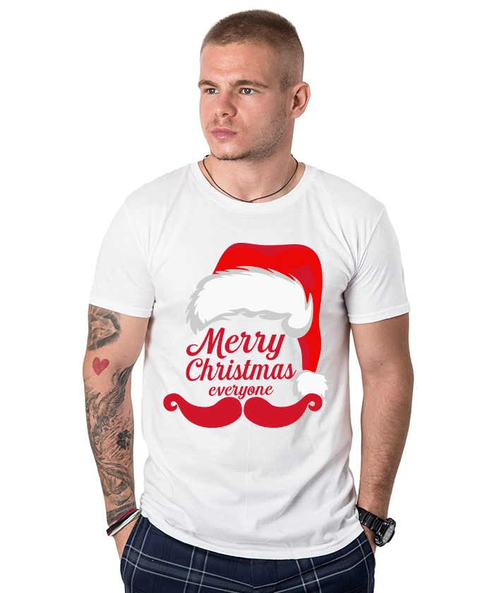 mujka-bqla-teniska-merry-christmas-cooltee