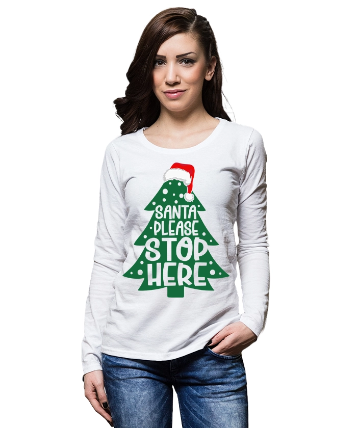 damska-bluza-s-dulug-rukav-bqla-santa-please-sto-here-cooltee