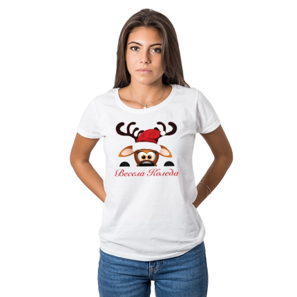 damska-teniska-merry-christmas-deer-cooltee-4