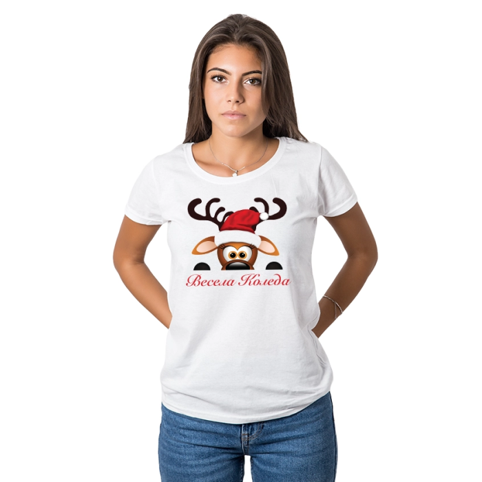 damska-teniska-merry-christmas-deer-cooltee-4