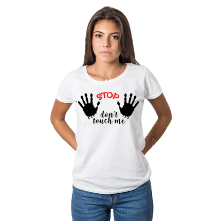 damska-teniska-stop-dont-touch-me-cooltee