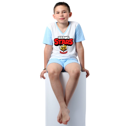 brawl-stars-detska-pijama-momche-s-kus-rukav-cooltee