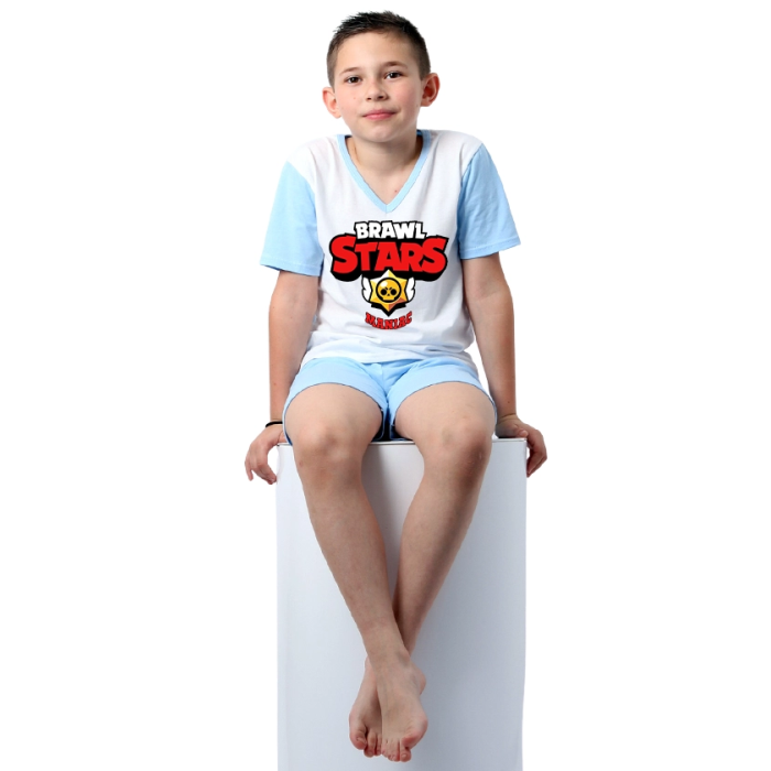 brawl-stars-detska-pijama-momche-s-kus-rukav-cooltee