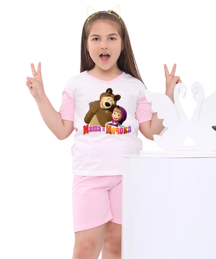 masha-i-medved-detska-pijama-s-kus-rukav-cooltee