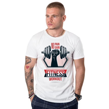 mujka-teniska-no-pain-no-gain-cooltee