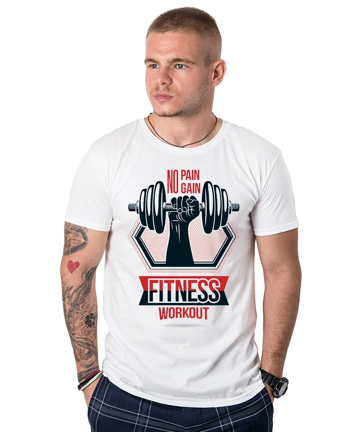mujka-teniska-no-pain-no-gain-cooltee