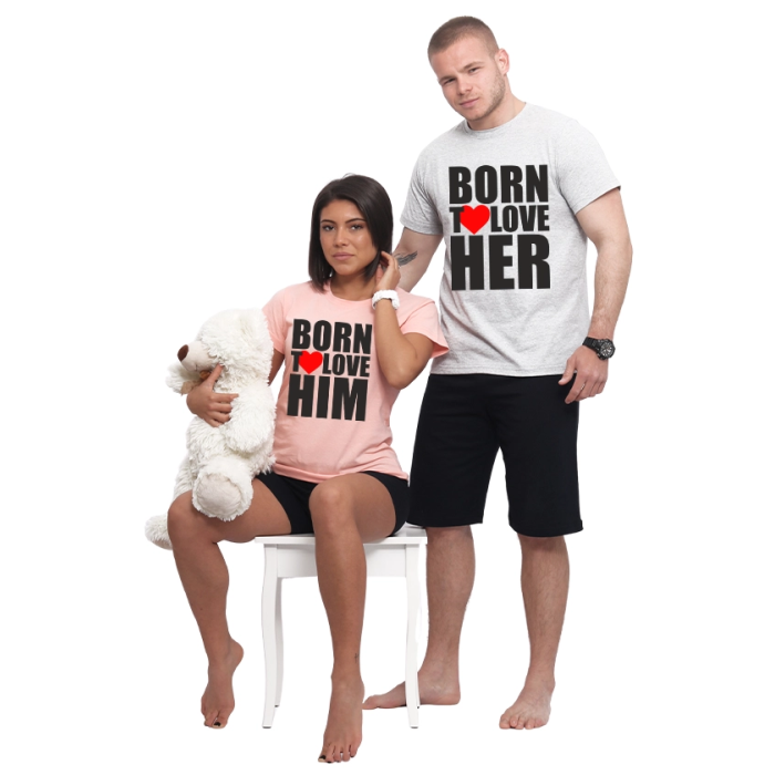 pijami-za-dvoiki-s-kus-rukav-born-to-love-him-her-cooltee