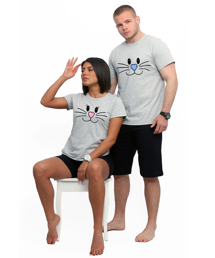 pijami-za-dvoiki-s-kus-rukav-bunny-faces-cooltee-2