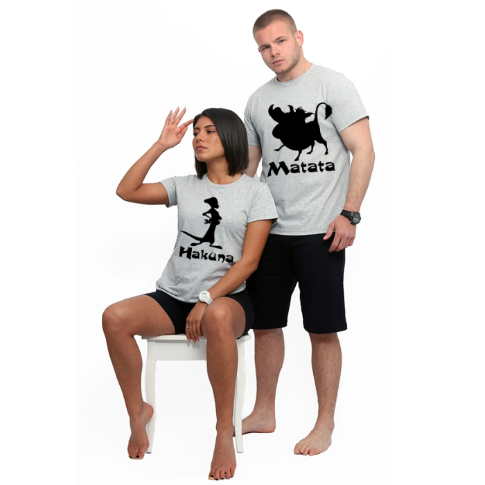 pijami-za-dvoiki-s-kus-rukav-hakuna-matata