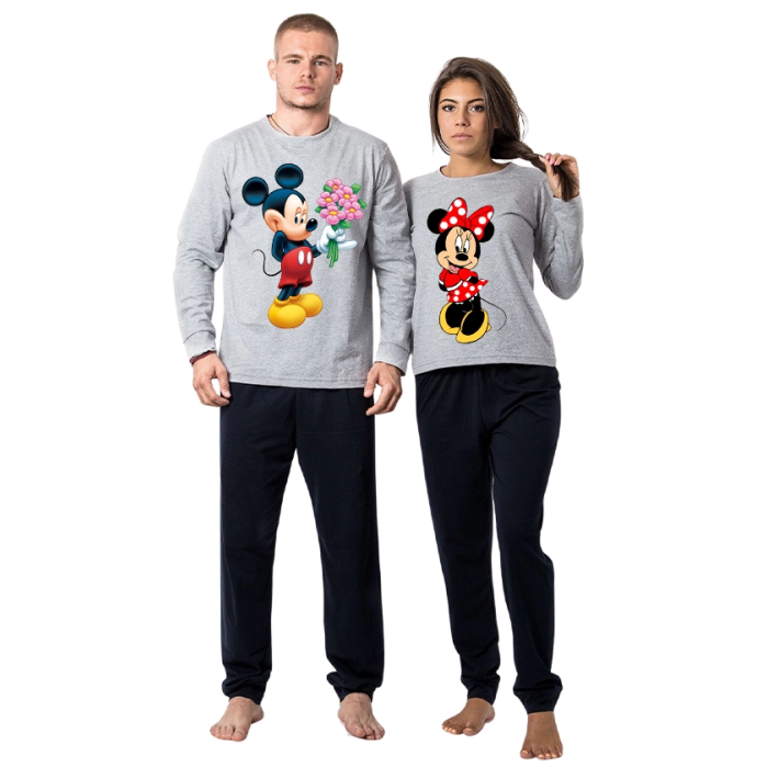 pijami-za-dvoiki-s-dulug-rukav-mickey-and-minnie-mouse-cooltee
