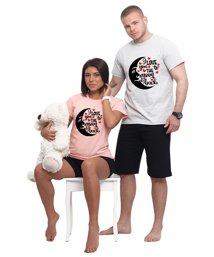 pijami-za-dvoiki-s-kus-rukav-love-you-to-the-moon-and-back-cooltee