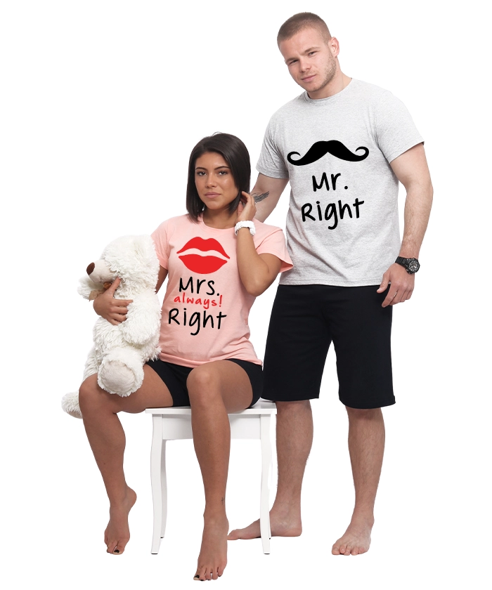 pijami-za-dvoiki-s-kus-rukav-mr-right-and-mrs-always-right-cooltee