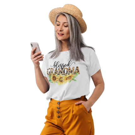 damska-bqla-teniska-blessed-grandma-cooltee