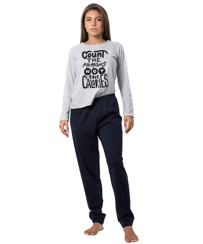 damska-pijama-count-the-memories-not-the-calories-cooltee