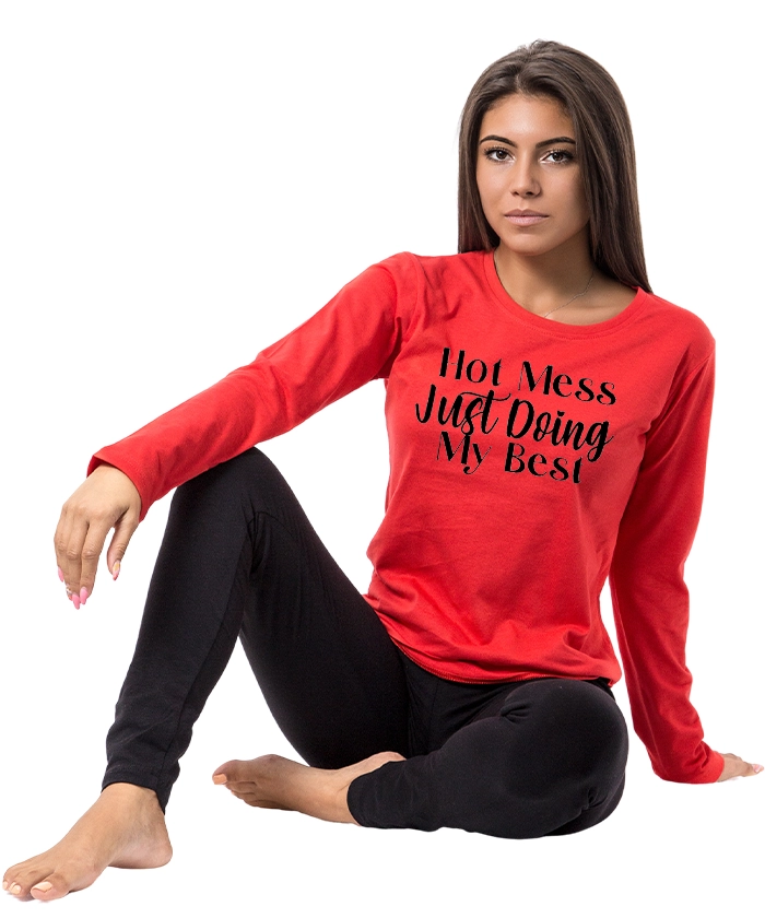 hot-mess-chervena-damska-pijama-cooltee