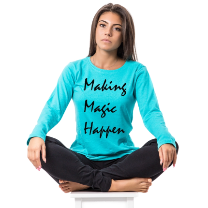 making-magic-happen-damska-pijama-menta-cooltee