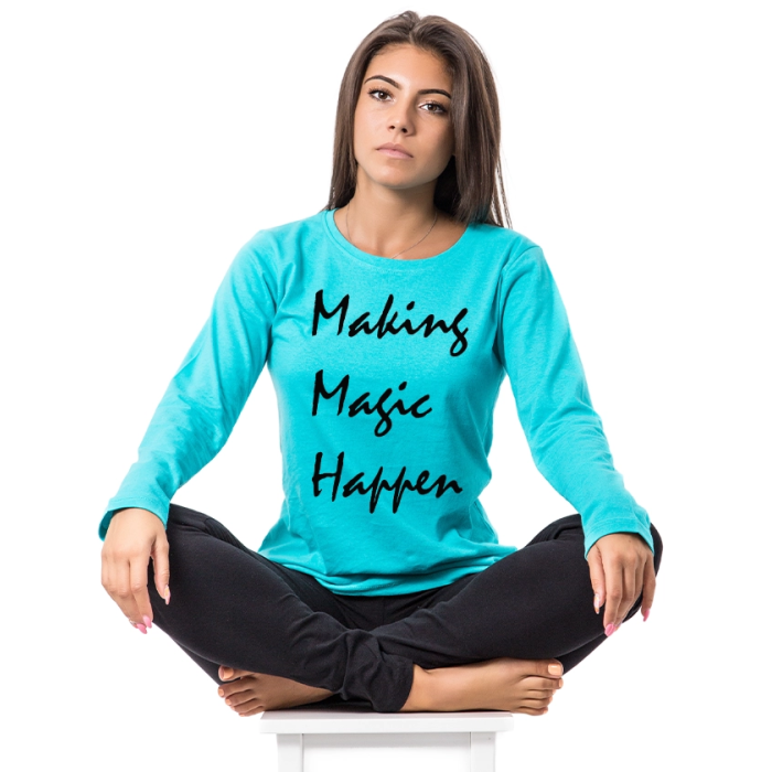 making-magic-happen-damska-pijama-menta-cooltee