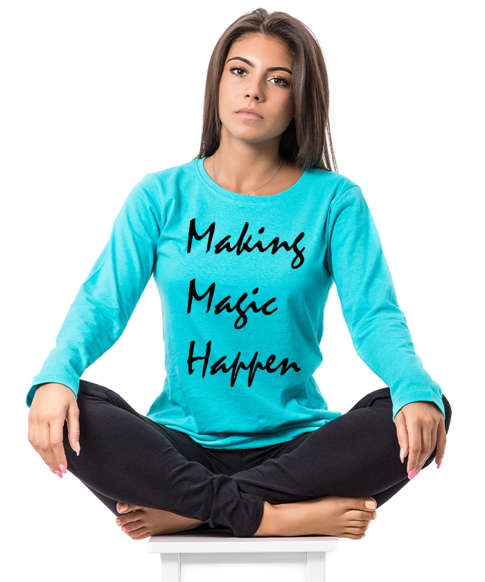 making-magic-happen-damska-pijama-menta-cooltee