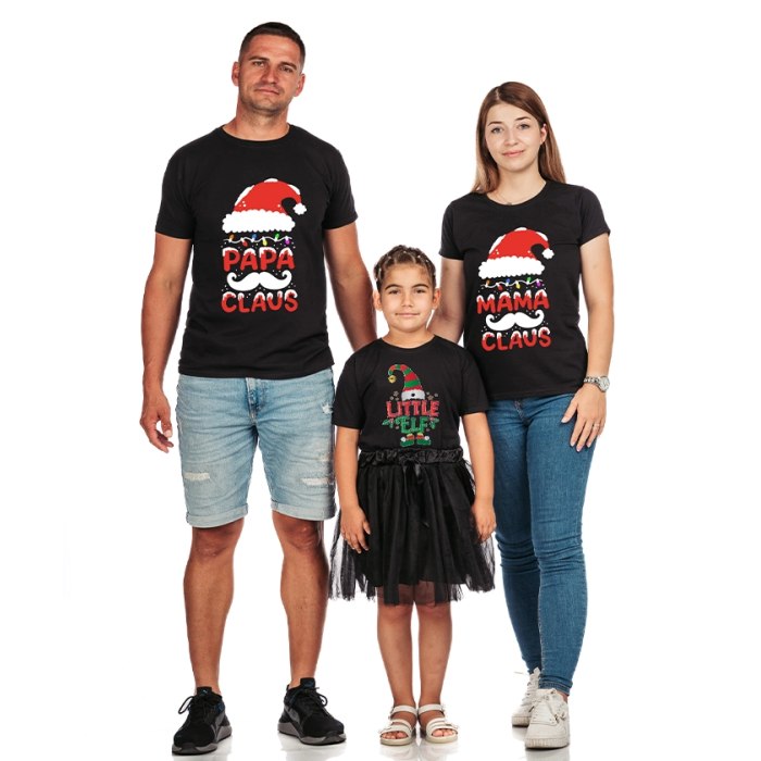 komplekt-semeini-teniski-mama-papa-claus-little-elf-cooltee