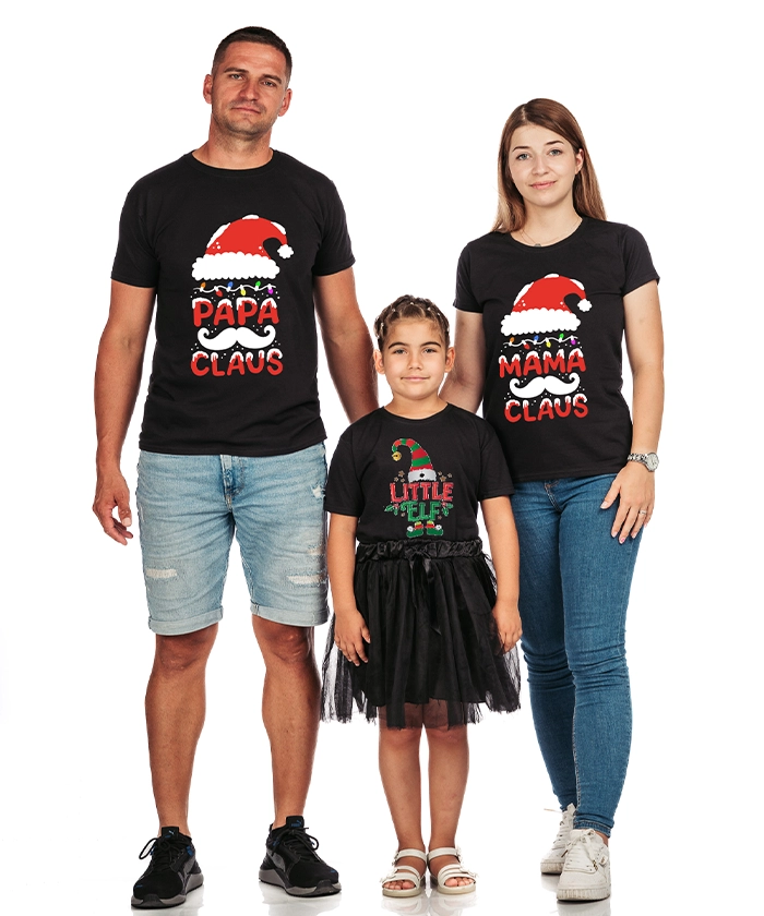 komplekt-semeini-teniski-mama-papa-claus-little-elf-cooltee