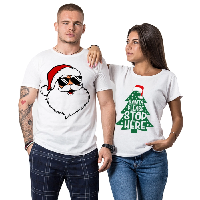 koledni-beli-teniski-za-dvoiki-santa-please-cooltee