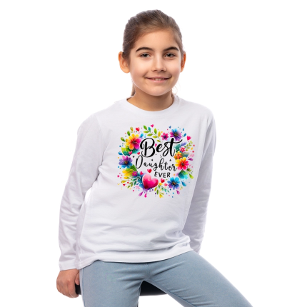 detska-bqla-bluza-s-dulug-rukav-best-daughter-ever-cooltee