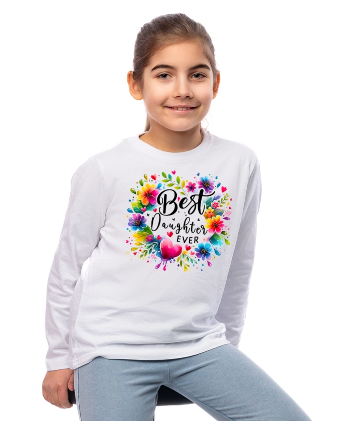 detska-bqla-bluza-s-dulug-rukav-best-daughter-ever-cooltee