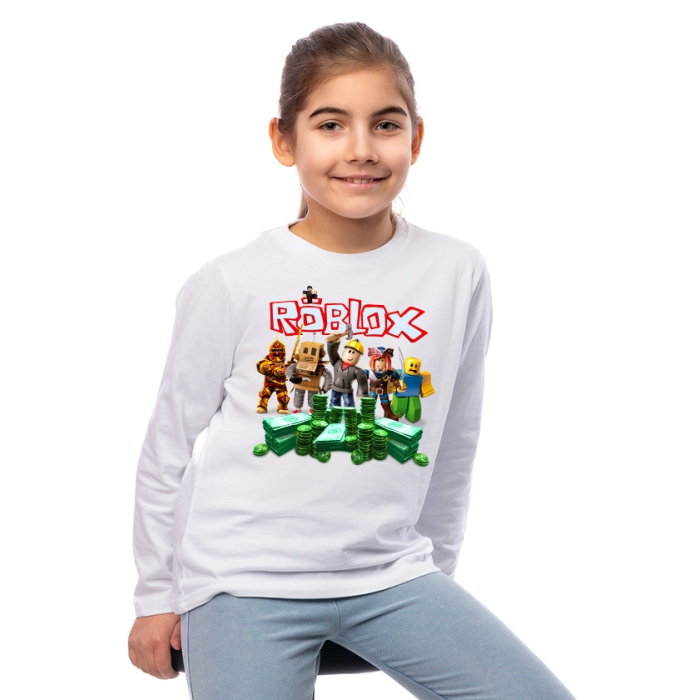 detska-bqla-bluza-s-dulug-rukav-roblox-cooltee