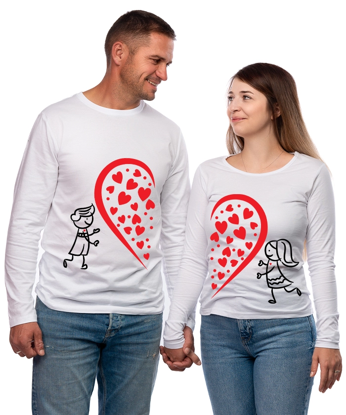 bluzi-za-dvoiki-s-dulug-rukav-heart-love-beli-cooltee