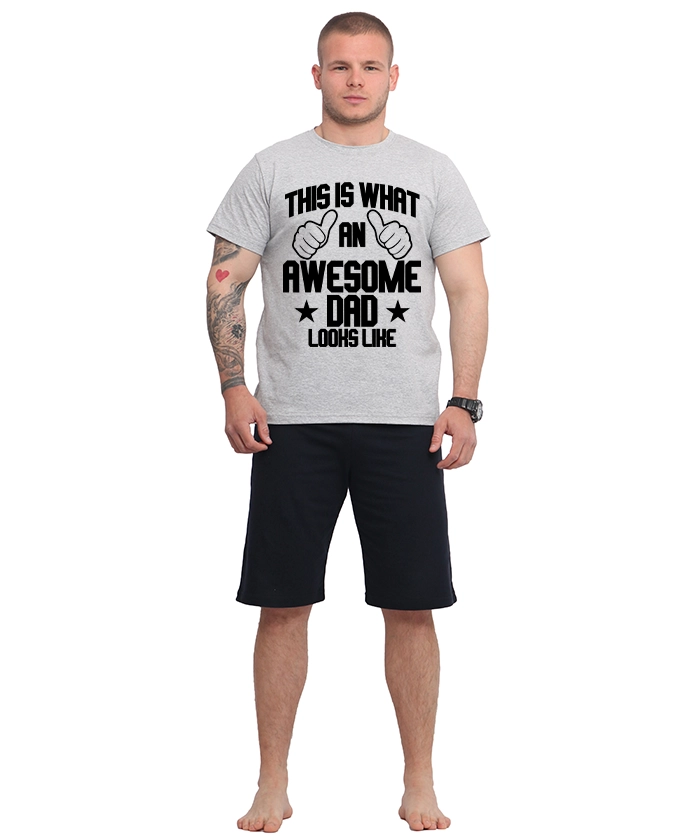 awesome-dad-mujka-pijama-s-kus-rukav-cooltee