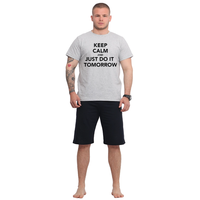 just-do-it-tomorrow-mujka-pijama-s-kus-rukav-cooltee